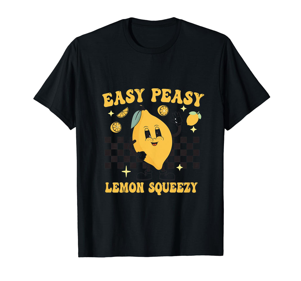 Easy Peasy Lemon Squeezy Midcentury T-Shirt - Minimalist Print Men Women - T-Shirt, Sweatshirt, Hoodie