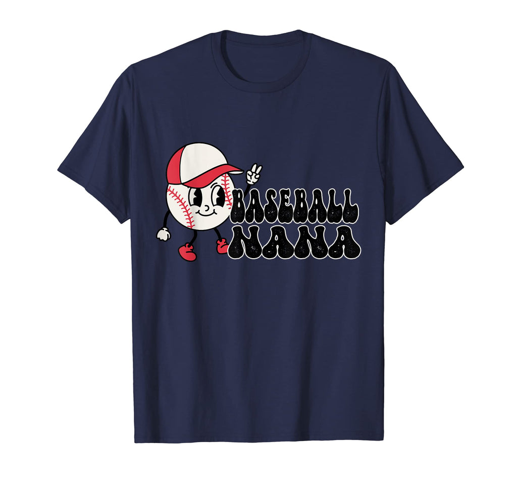 Baseball Nana Trendy Cartoon Ball T-Shirt - Graphic Print Men Women - T-Shirt, Sweatshirt, Hoodie