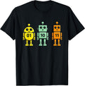 Funny Binary Code Robots 01 10 11 - Adult & Kids T-Shirts, Sweatshirts & Hoodies apparel design preview 1