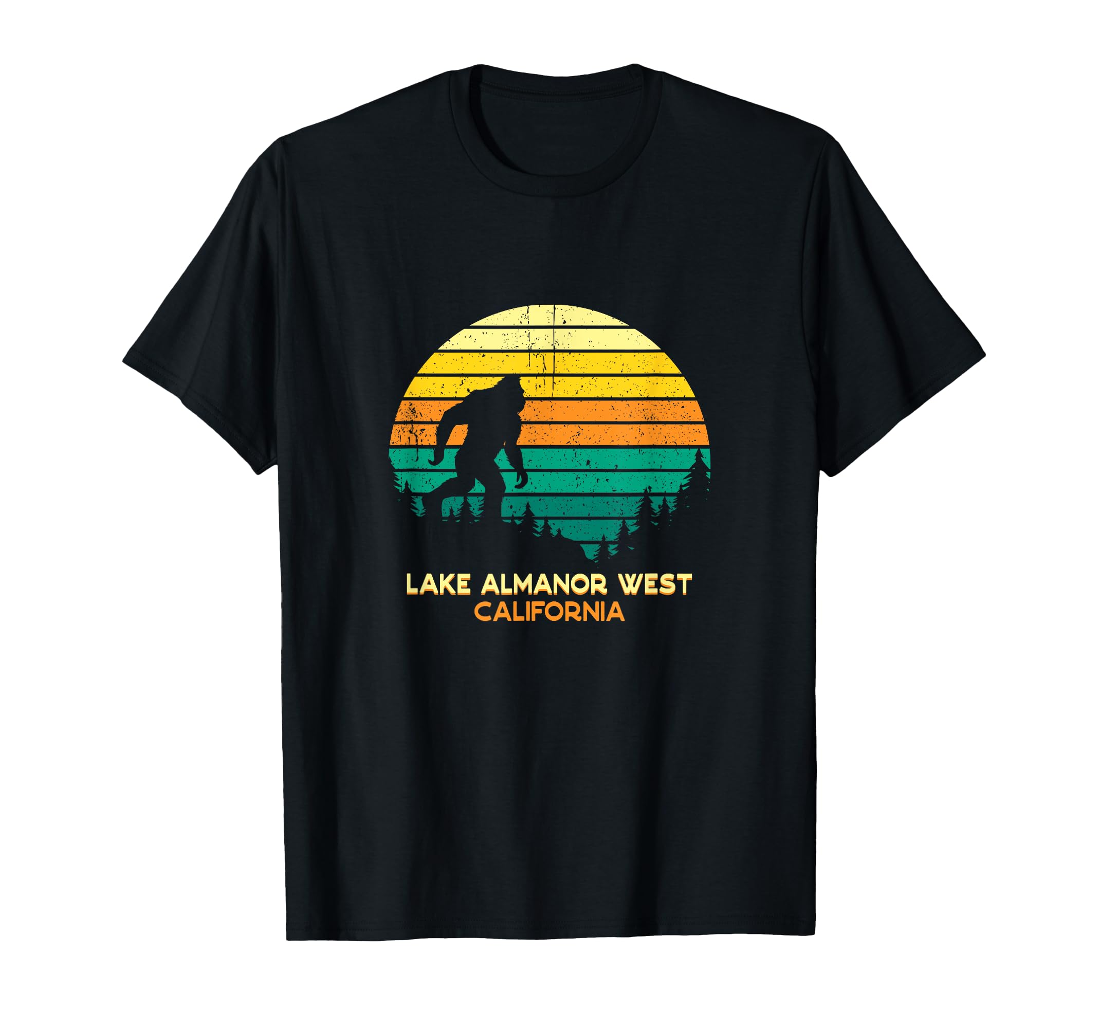 Lake Almanor West California T-Shirt - Fun Novelty Design for Adults - T-Shirt, Sweatshirt, Hoodie