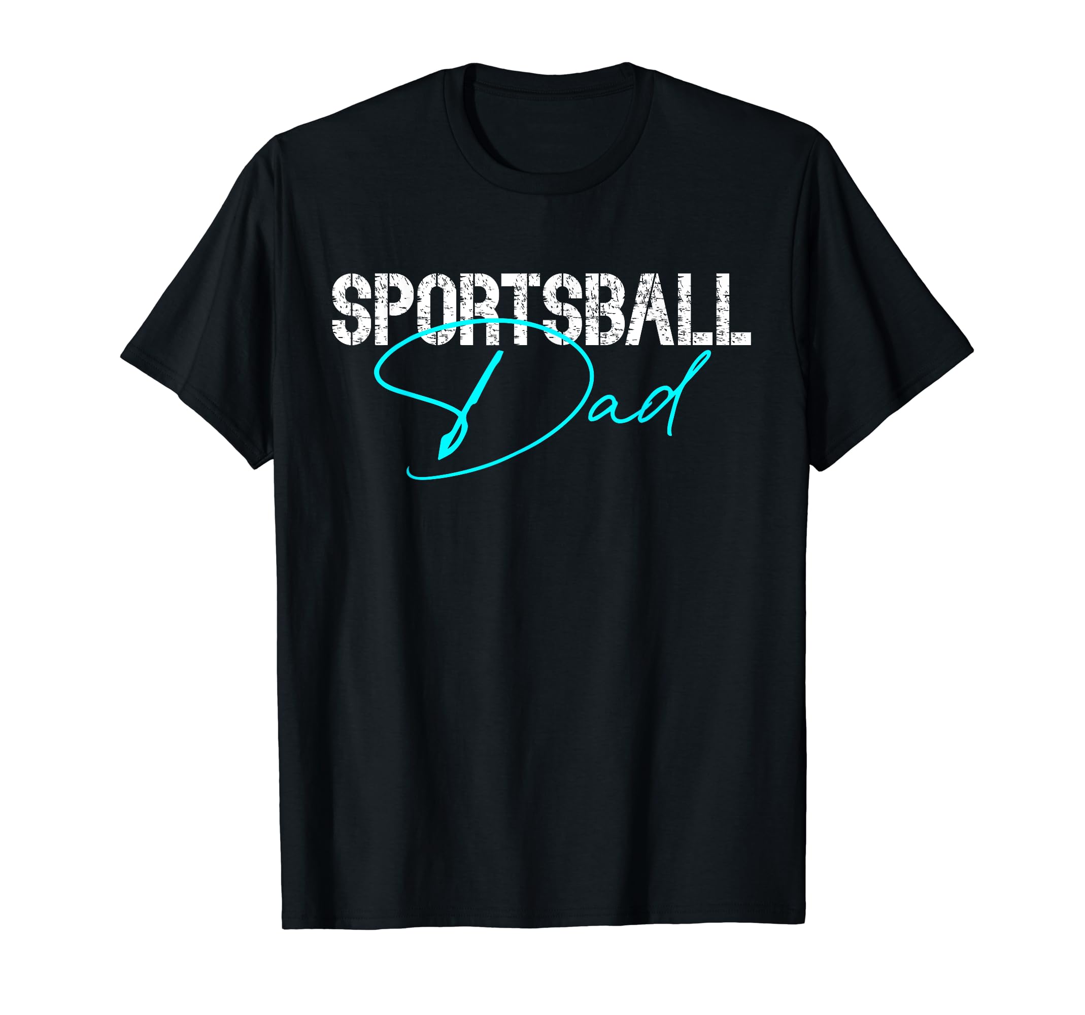 Dad Sports Lover Soccer Basketball T-Shirt - Trendy Graphic for Adults - T-Shirt, Sweatshirt, Hoodie