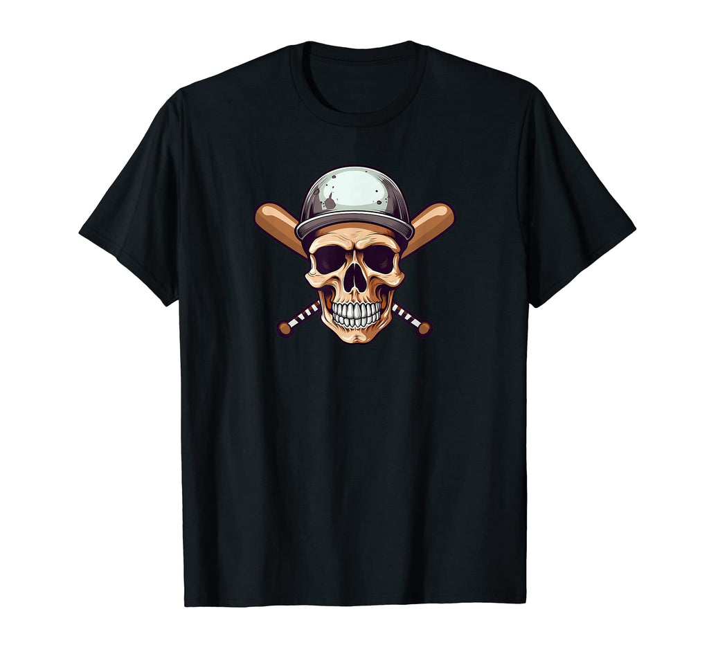 Skull Baseball Bats Baseball Dad T-Shirt - Unique Graphic for Adults - T-Shirt, Sweatshirt, Hoodie