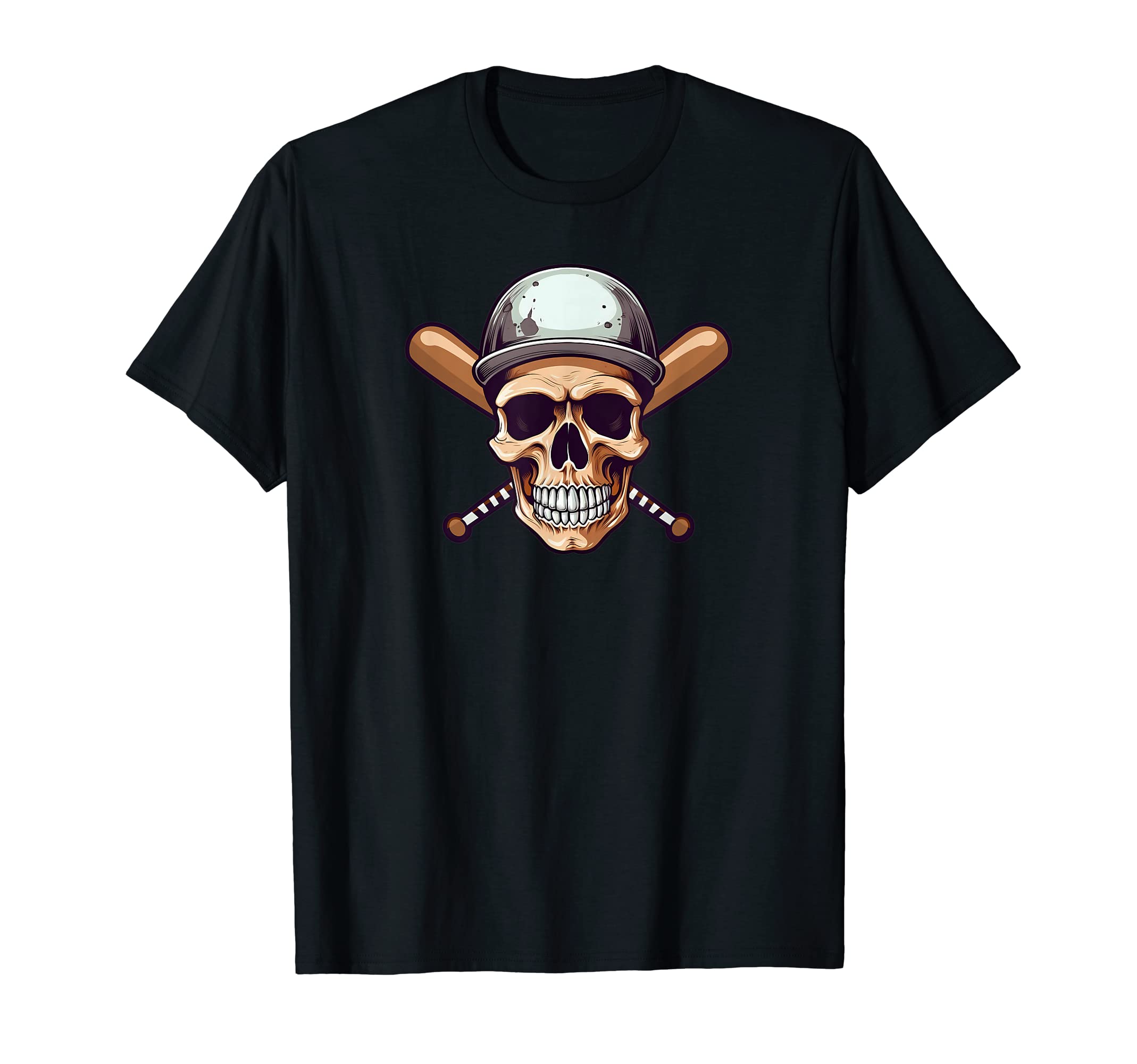 Skull Baseball Bats Baseball Dad T-Shirt - Unique Graphic for Adults - T-Shirt, Sweatshirt, Hoodie