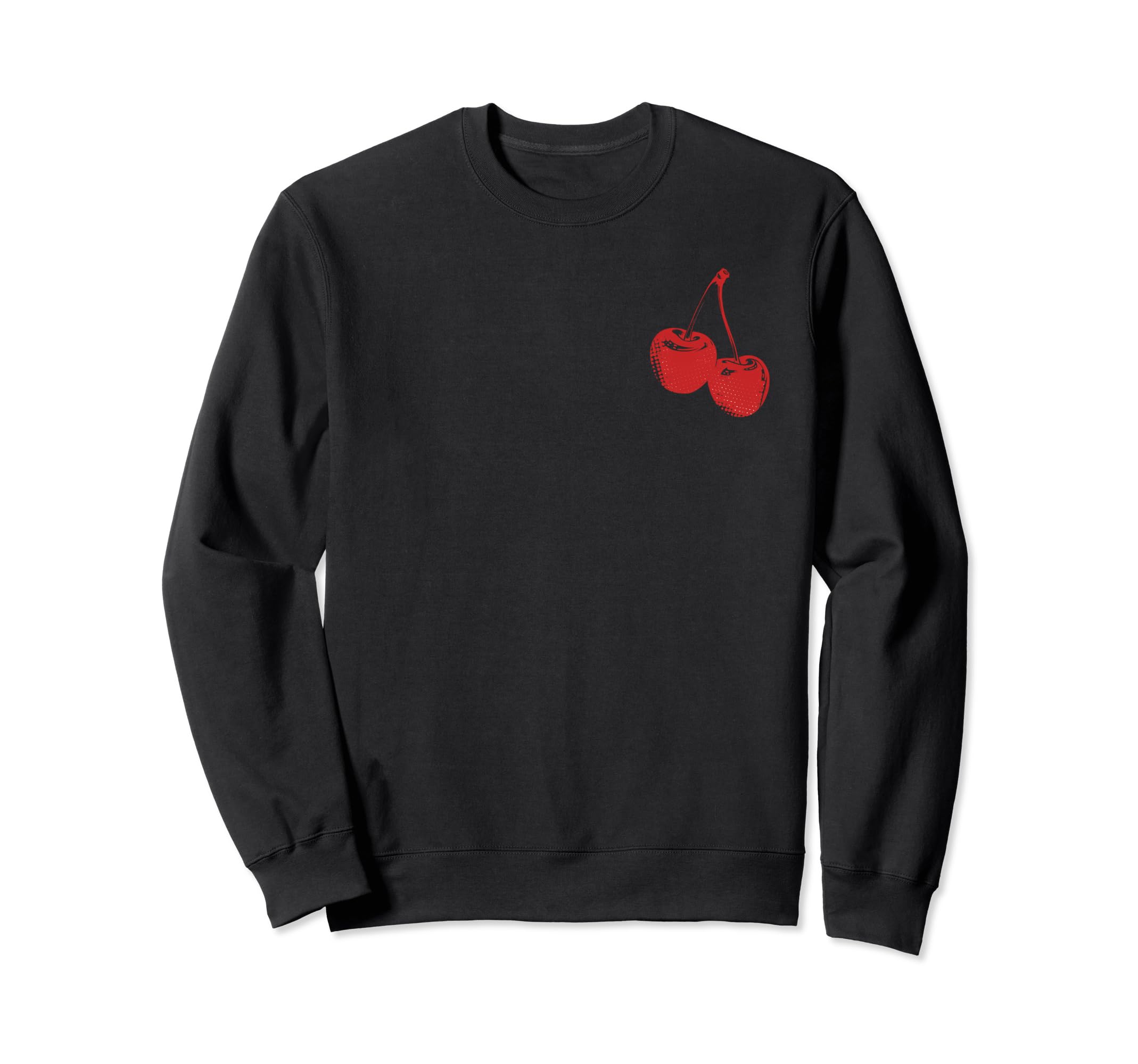 Cherry Red Aesthetic Cherries Y2K Sweatshirt - Minimalist Print Men Women - T-Shirt, Sweatshirt, Hoodie