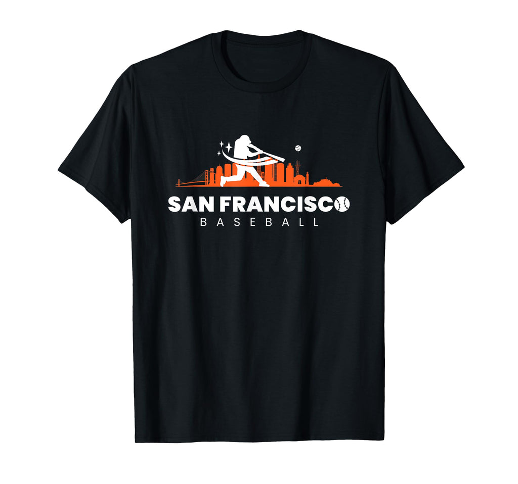 San Francisco Baseball Minimal Baseball T-Shirt - Graphic Print for Adults - T-Shirt, Sweatshirt, Hoodie