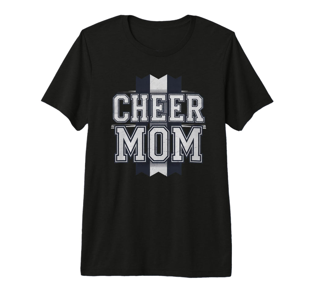 Cheer Mom Mother Bow Cheerleader Game T-Shirt - Unique Graphic Men Women - T-Shirt, Sweatshirt, Hoodie