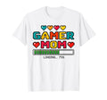 Funny Gamer Mom Loading Mama Video T-Shirt - Fun Novelty Design Men Women - T-Shirt, Sweatshirt, Hoodie
