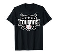 Cougars Baseball Sports Game Day Spirit T-Shirt - Graphic Print for Adults - T-Shirt, Sweatshirt, Hoodie