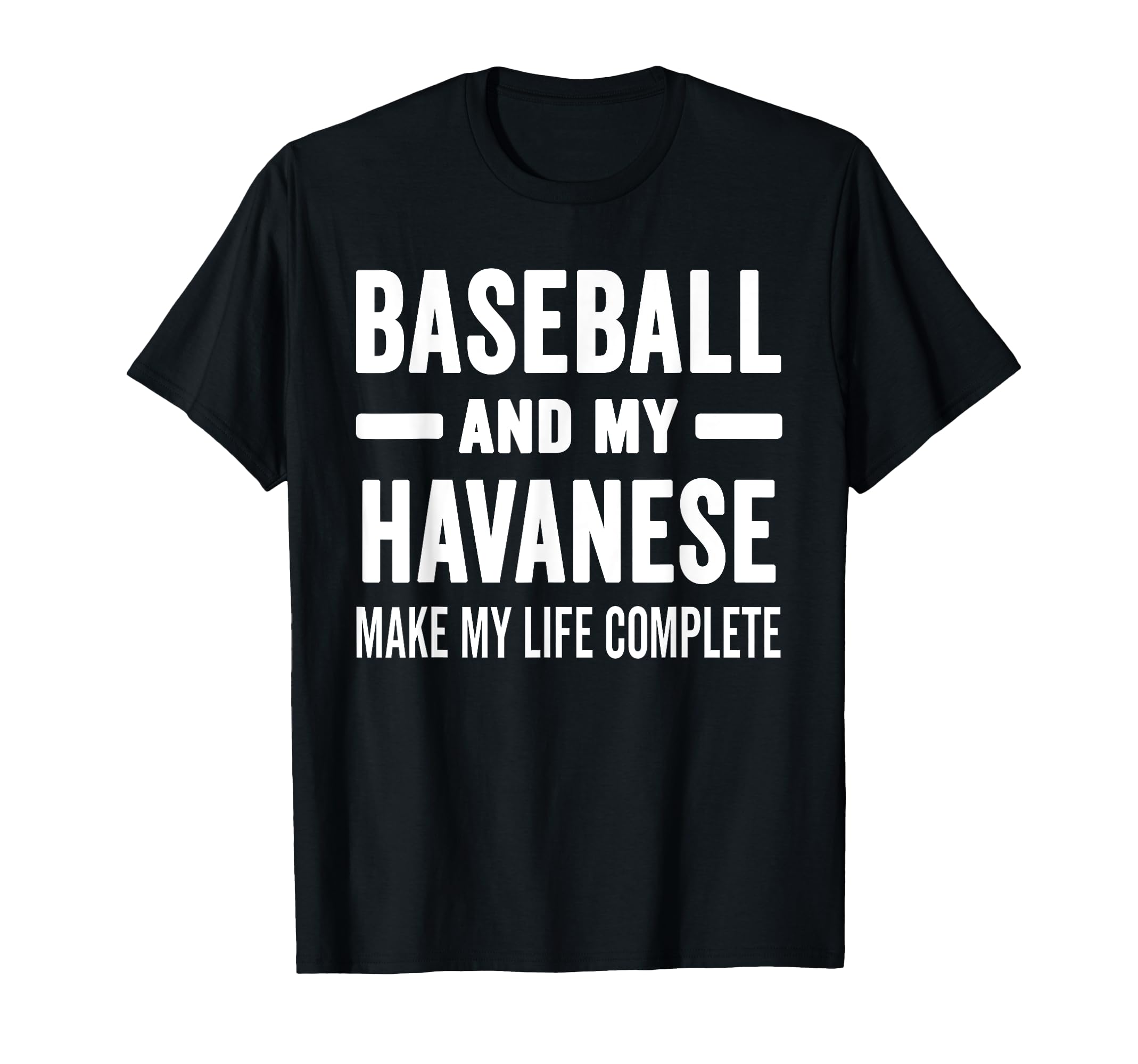 Baseball And My Havanese Mama Dog T-Shirt - Minimalist Print Men Women - T-Shirt, Sweatshirt, Hoodie