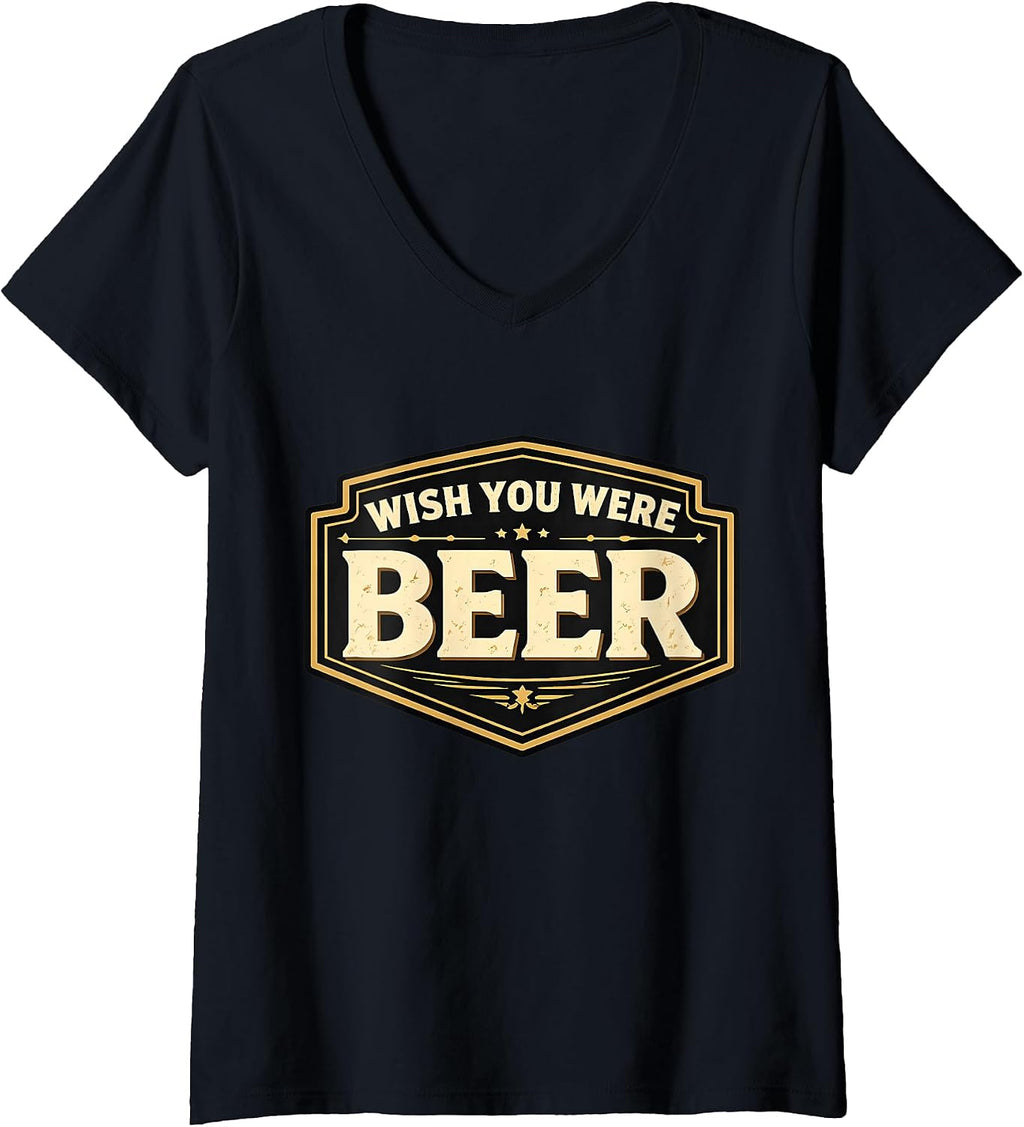 Wish You Were Beer Vintage Merch - Adult & Kids T-Shirts, Sweatshirts & Hoodies apparel design preview 1