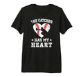 Proud Baseball Catcher Mom Baseball T-Shirt - Minimalist Print Men Women - T-Shirt, Sweatshirt, Hoodie