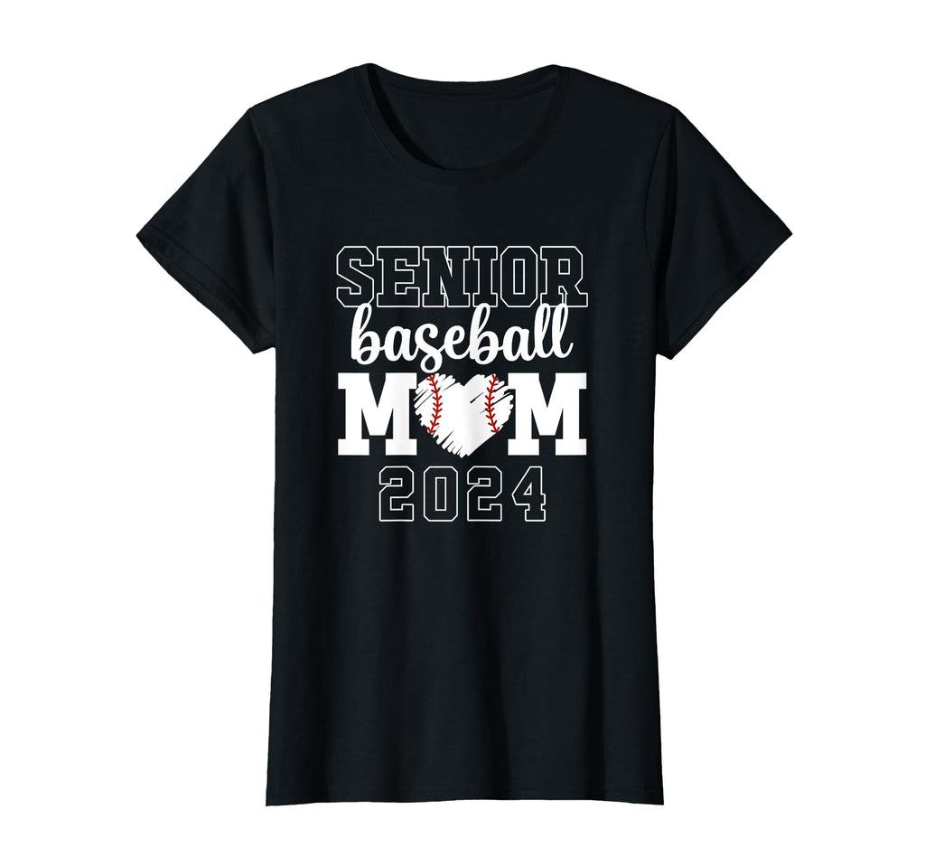 Senior Mom Baseball Player Son T-Shirt - Casual Everyday Wear Unisex - T-Shirt, Sweatshirt, Hoodie