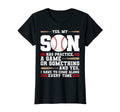 Womens Yes My Son Has Practice Game T-Shirt - Unique Graphic for Adults - T-Shirt, Sweatshirt, Hoodie