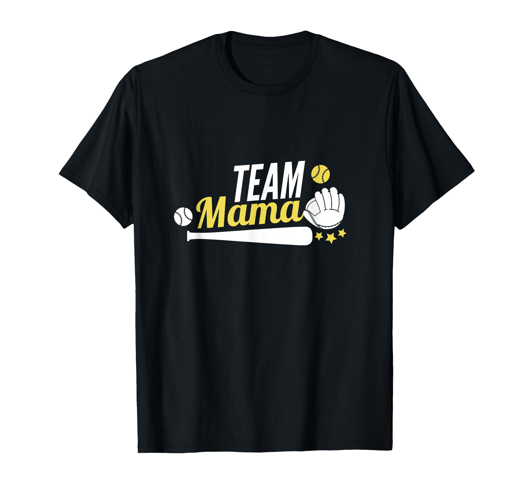 Team Mama Baseball Softball Mom Gift T-Shirt - Graphic Print Men Women - T-Shirt, Sweatshirt, Hoodie