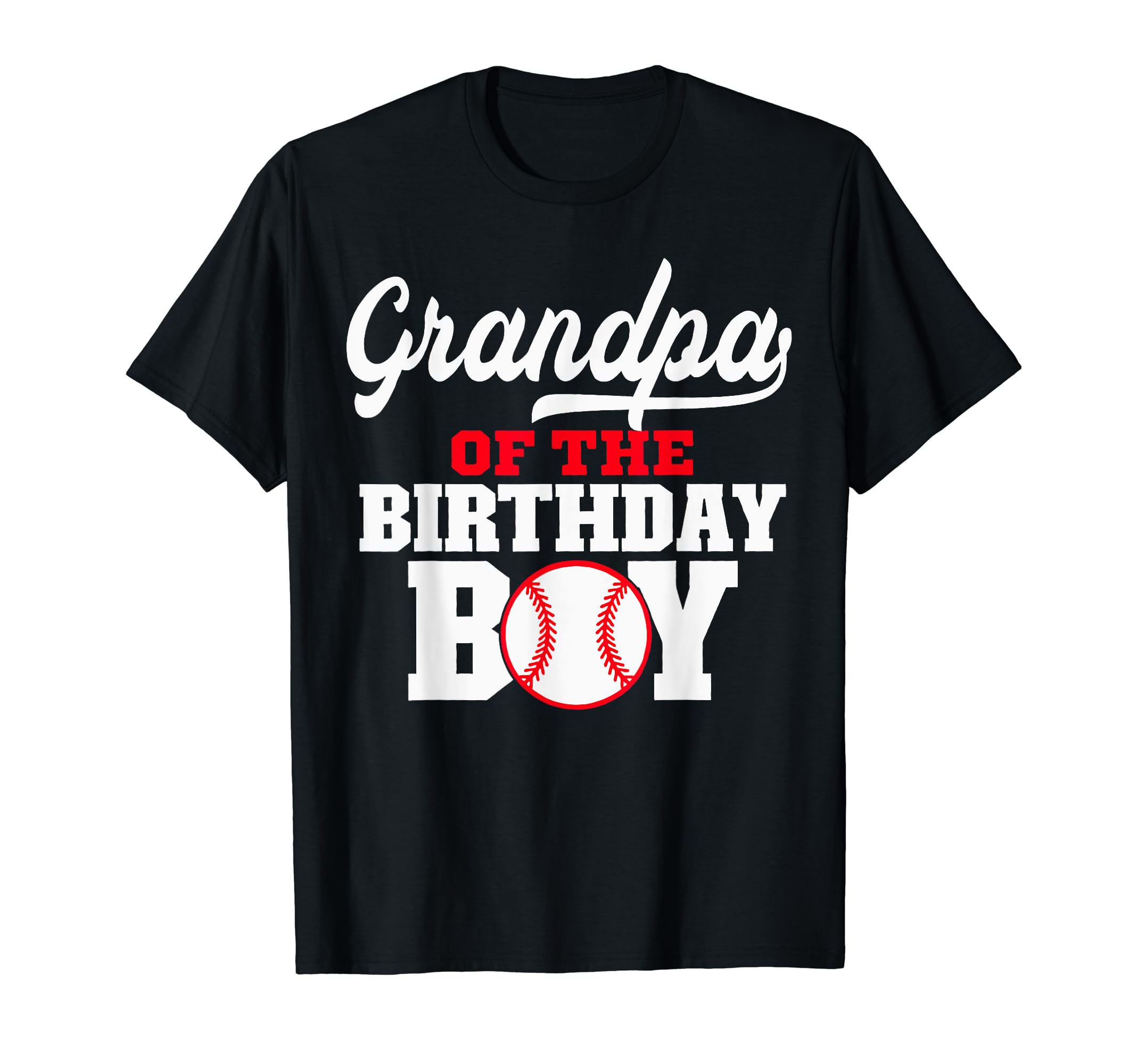 Grandpa Birthday Baseball Lover T-Shirt - Custom Art Print for Adults - T-Shirt, Sweatshirt, Hoodie