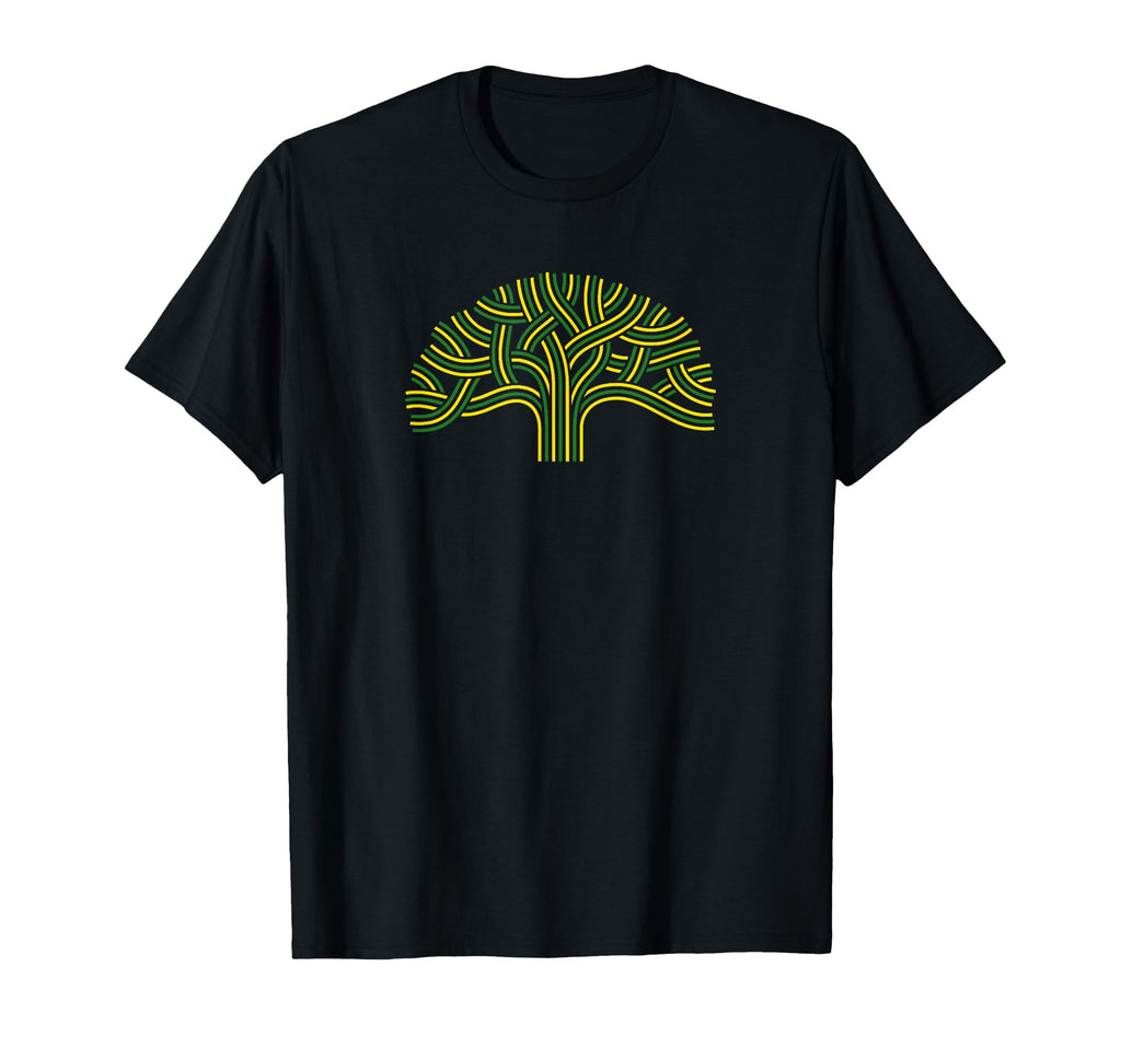 Oakland Tree Green And Yellow T-Shirt - Trendy Graphic Unisex - T-Shirt, Sweatshirt, Hoodie