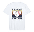 Mens Raising Ballers Mom Or Dad Ballers T-Shirt - Aesthetic Graphic Unisex - T-Shirt, Sweatshirt, Hoodie