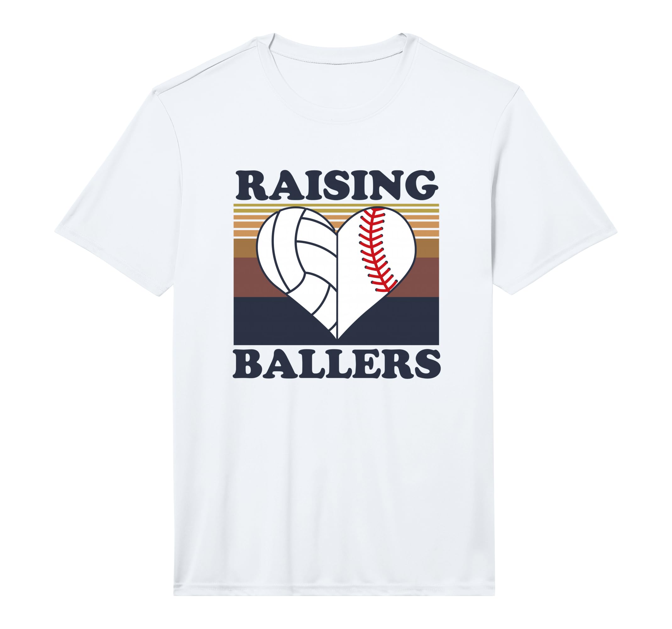 Mens Raising Ballers Mom Or Dad Ballers T-Shirt - Aesthetic Graphic Unisex - T-Shirt, Sweatshirt, Hoodie