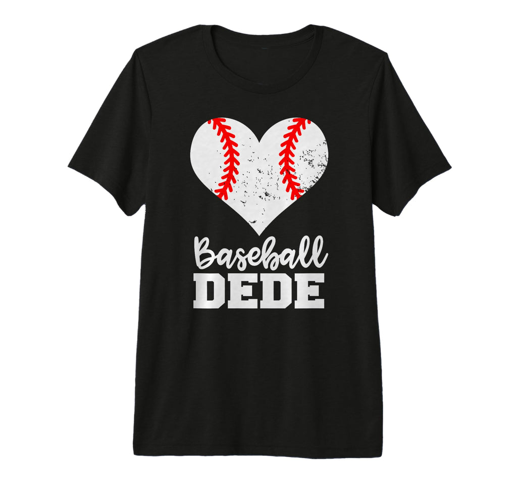 Baseball Dede Funny Baseball Heart T-Shirt - Minimalist Print Unisex - T-Shirt, Sweatshirt, Hoodie