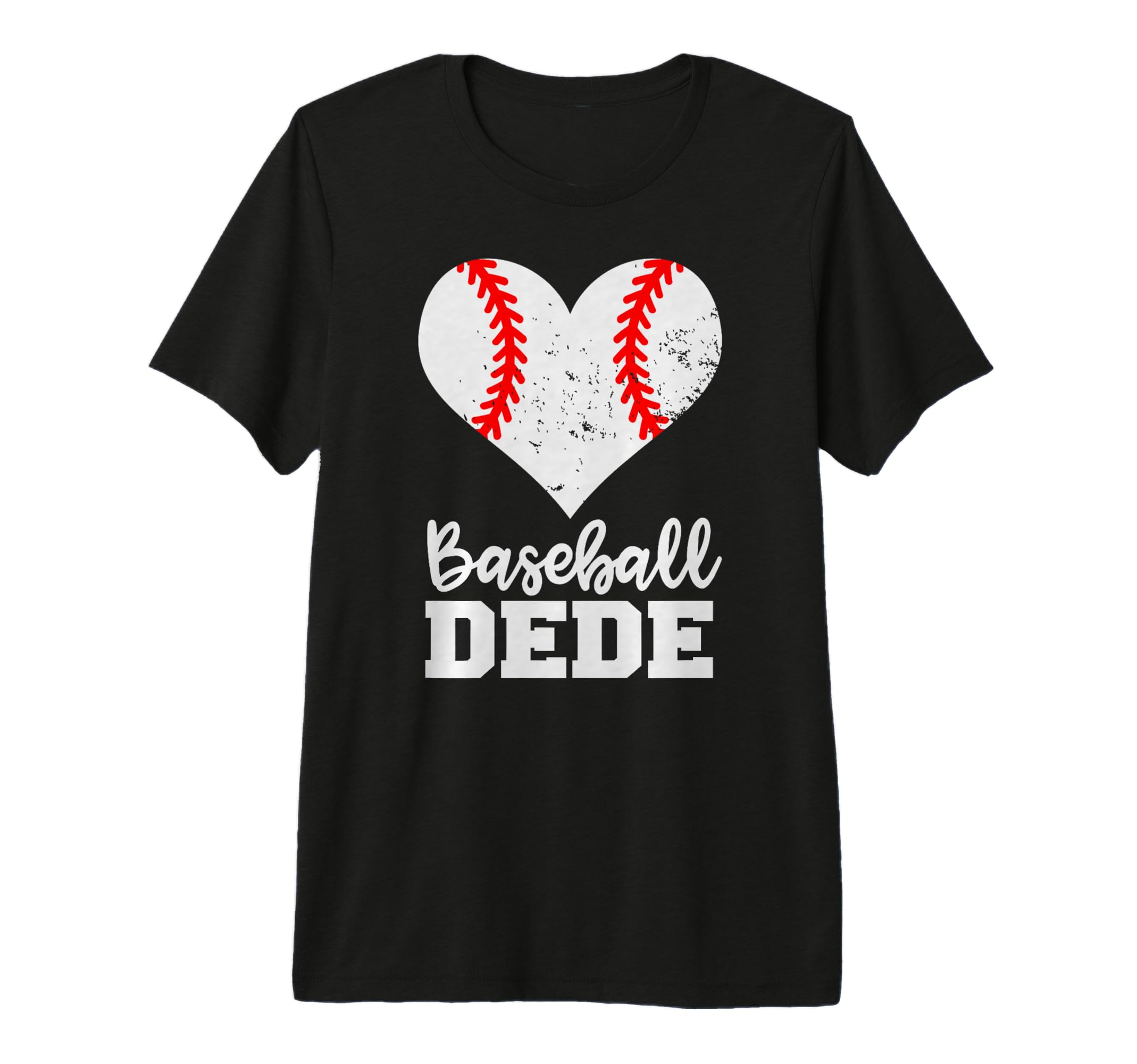 Baseball Dede Funny Baseball Heart T-Shirt - Minimalist Print Unisex - T-Shirt, Sweatshirt, Hoodie