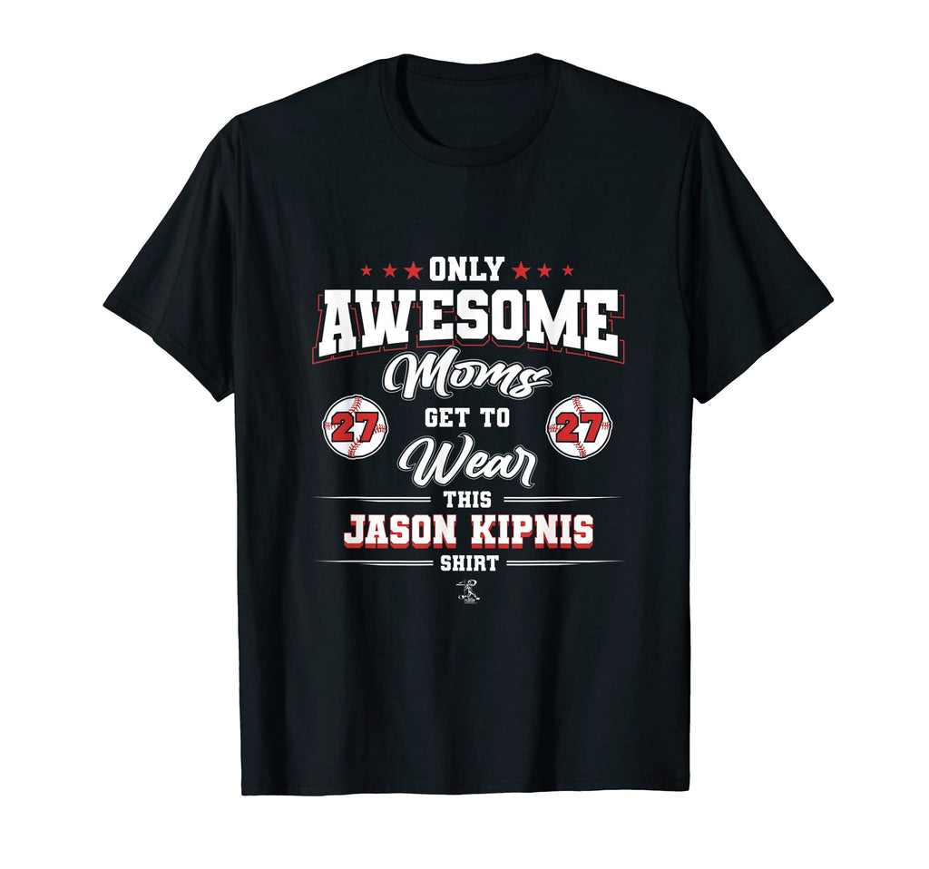 Jason Kipnis Awesome Moms T-Shirt - Minimalist Print for Adults - T-Shirt, Sweatshirt, Hoodie