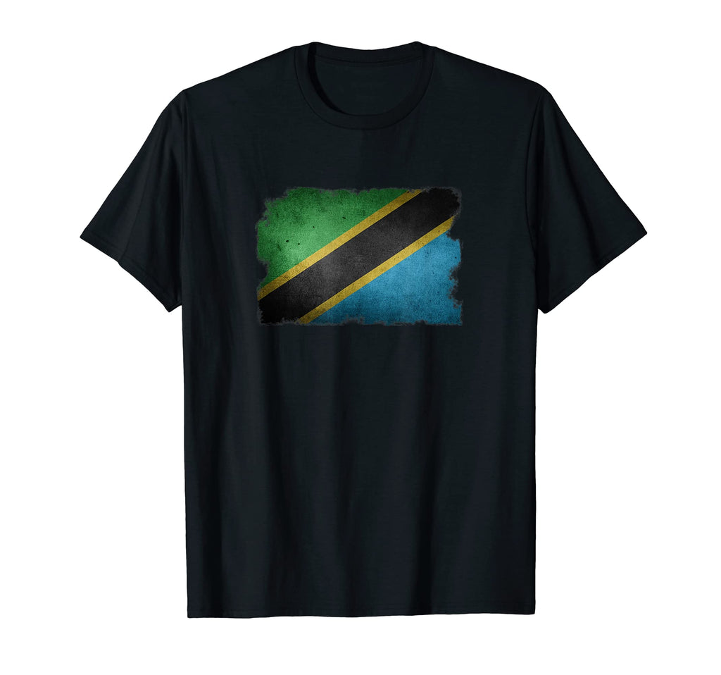 Distressed Flag Tanzania Tanzanian Flag T-Shirt - Unique Graphic Unisex - T-Shirt, Sweatshirt, Hoodie