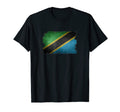 Distressed Flag Tanzania Tanzanian Flag T-Shirt - Unique Graphic Unisex - T-Shirt, Sweatshirt, Hoodie