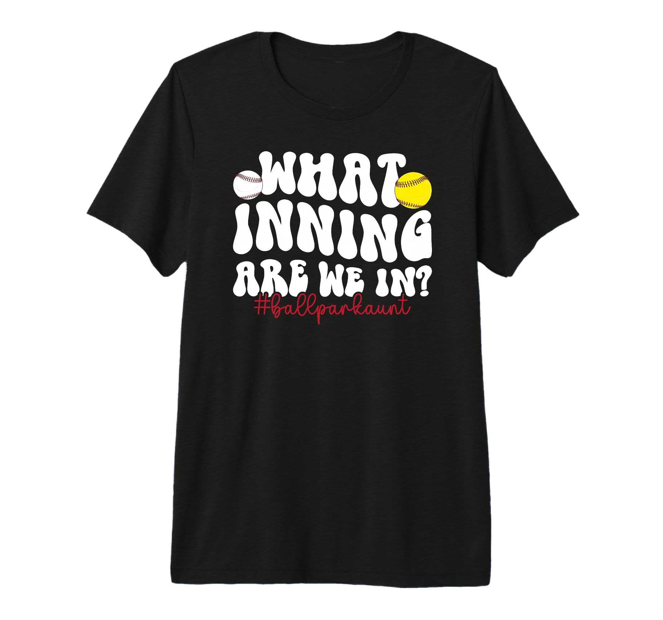 Ballpark Aunt Groovy Softball Baseball T-Shirt - Novelty Apparel Men Women - T-Shirt, Sweatshirt, Hoodie