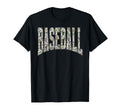 Camouflage Baseball Season Happy T-Shirt - Streetwear Style for Adults - T-Shirt, Sweatshirt, Hoodie