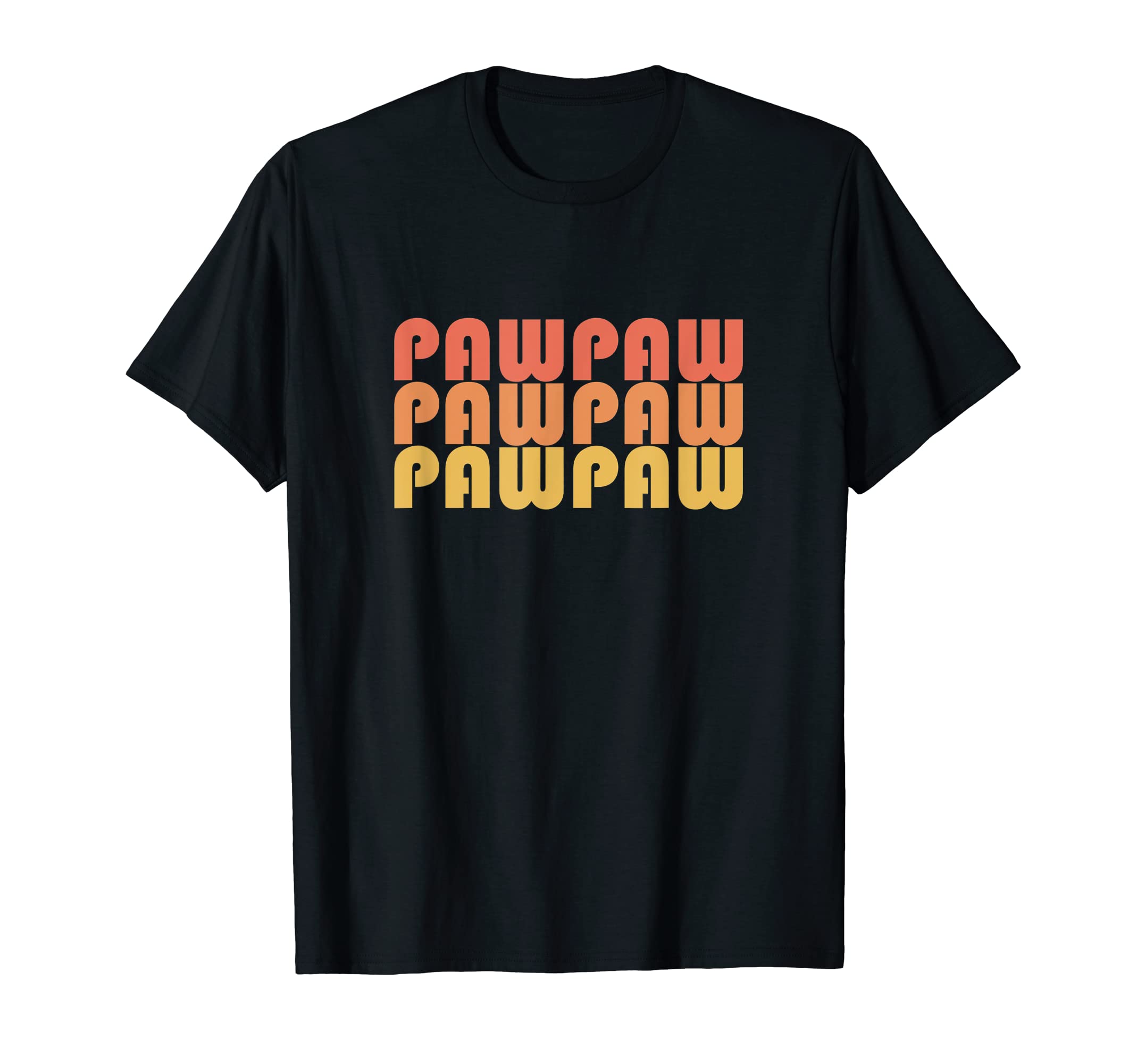 Pawpaw Typography 1970S Gift T-Shirt - Novelty Apparel for Adults - T-Shirt, Sweatshirt, Hoodie