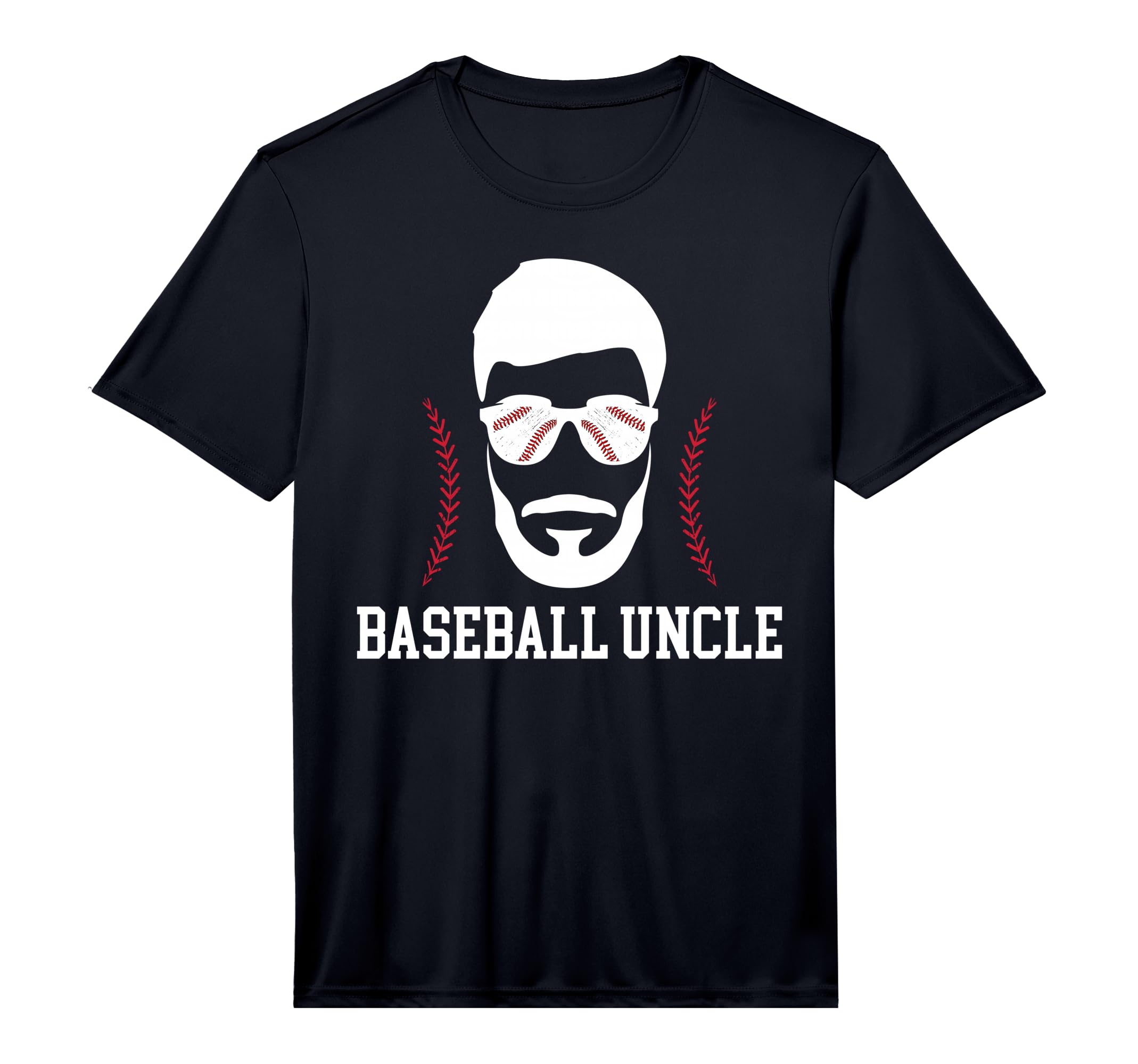 Mens Baseball Uncle Beard Uncle Baseball T-Shirt - Novelty Apparel Unisex - T-Shirt, Sweatshirt, Hoodie