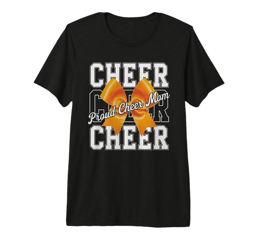 Cheer Mom Mother Bow Cheerleader Game T-Shirt - Streetwear Style Men Women - T-Shirt, Sweatshirt, Hoodie