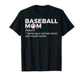 Funny Baseball Mom Definition T-Shirt - Trendy Graphic Men Women - T-Shirt, Sweatshirt, Hoodie