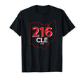216 Cleveland Ohio T-Shirt - Fun Novelty Design Unisex - T-Shirt, Sweatshirt, Hoodie