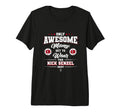 Nick Senzel Awesome Moms Tri Blend T-Shirt - Fun Novelty Design Men Women - T-Shirt, Sweatshirt, Hoodie