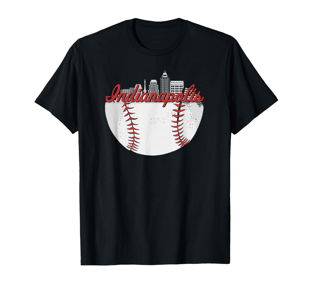 Indianapolis Skyline Cityscape T-Shirt - Minimalist Print Men Women - T-Shirt, Sweatshirt, Hoodie