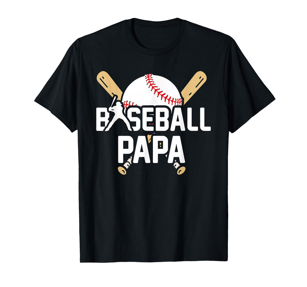Baseball Papa Fathers Day Baseball T-Shirt - Novelty Apparel for Adults - T-Shirt, Sweatshirt, Hoodie