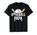 Baseball Papa Fathers Day Baseball T-Shirt - Novelty Apparel for Adults - T-Shirt, Sweatshirt, Hoodie