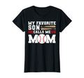 Womens My Favorite Son Calls Me Mom T-Shirt - Unique Graphic for Adults - T-Shirt, Sweatshirt, Hoodie
