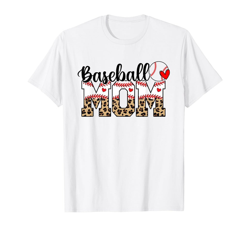 Womens Baseball Mother Mom Mama T-Shirt - Aesthetic Graphic for Adults - T-Shirt, Sweatshirt, Hoodie