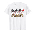 Womens Baseball Mother Mom Mama T-Shirt - Aesthetic Graphic for Adults - T-Shirt, Sweatshirt, Hoodie