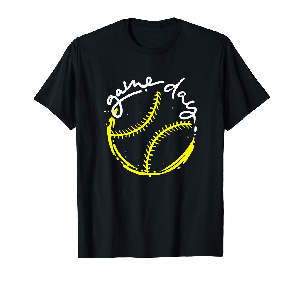 Game Day Baseball Life Softball Life Mom T-Shirt - Graphic Print Men Women - T-Shirt, Sweatshirt, Hoodie