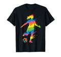 Colorful Funny Soccer Fan Dad T-Shirt - Casual Everyday Wear for Adults - T-Shirt, Sweatshirt, Hoodie