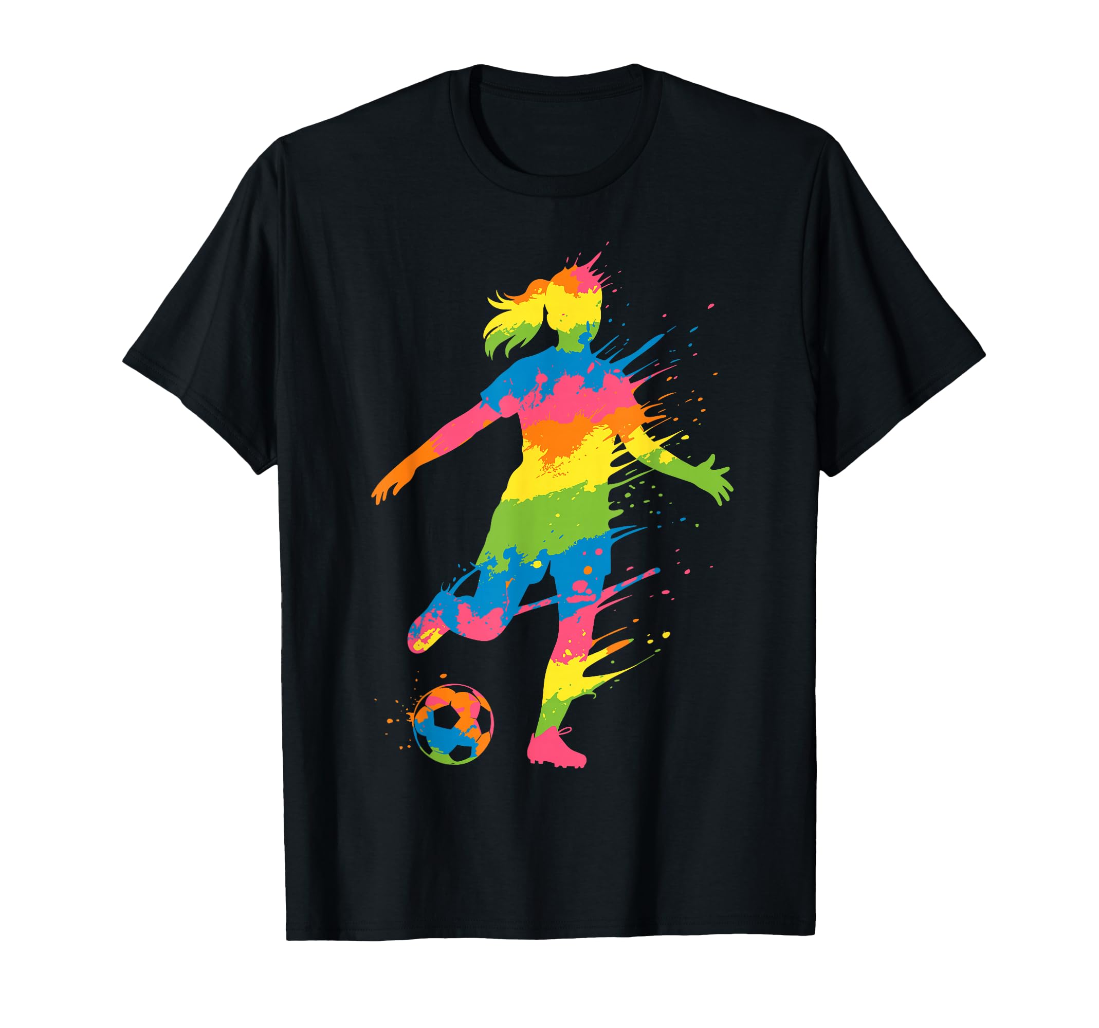 Colorful Funny Soccer Fan Dad T-Shirt - Casual Everyday Wear for Adults - T-Shirt, Sweatshirt, Hoodie