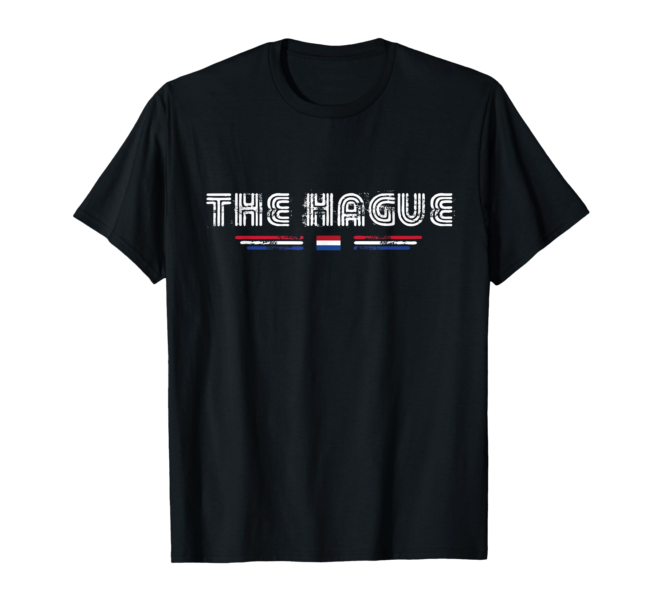 Hague Netherlands 70S 80S Type T-Shirt - Novelty Apparel for Adults - T-Shirt, Sweatshirt, Hoodie