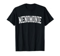 Menomonie Wi Distressed White Varsity T-Shirt - Graphic Print for Adults - T-Shirt, Sweatshirt, Hoodie