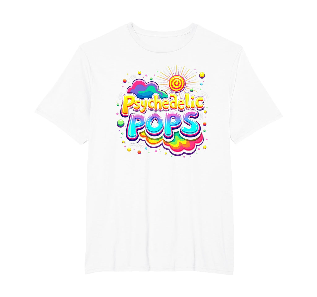 Groovy Dad Psychedelic Pops 60S Hippie Mens T-Shirt - Graphic Print Unisex - T-Shirt, Sweatshirt, Hoodie