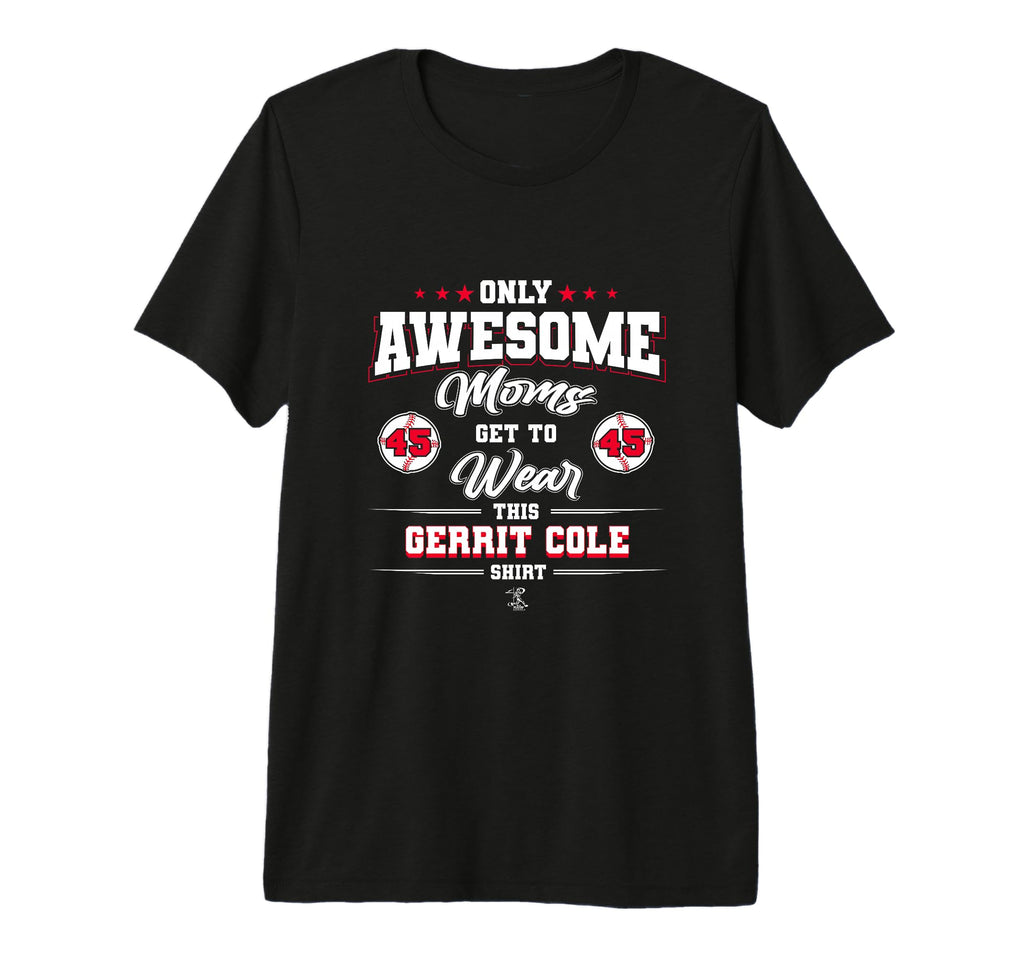 Gerrit Cole Awesome Moms Tri Blend T-Shirt - Streetwear Style Unisex - T-Shirt, Sweatshirt, Hoodie