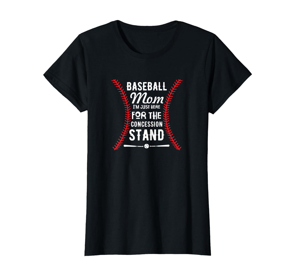 Baseball Mom Im Just Here Concession T-Shirt - Custom Art Print Men Women - T-Shirt, Sweatshirt, Hoodie