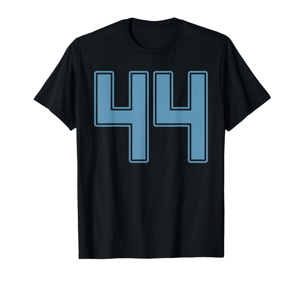 Light Blue Number 44 Jersey Player Uniform T-Shirt - Unique Graphic Unisex - T-Shirt, Sweatshirt, Hoodie
